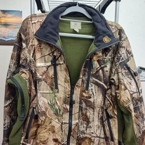 Beretta Realtree Camouflage Jacket with Green Accents Size XL